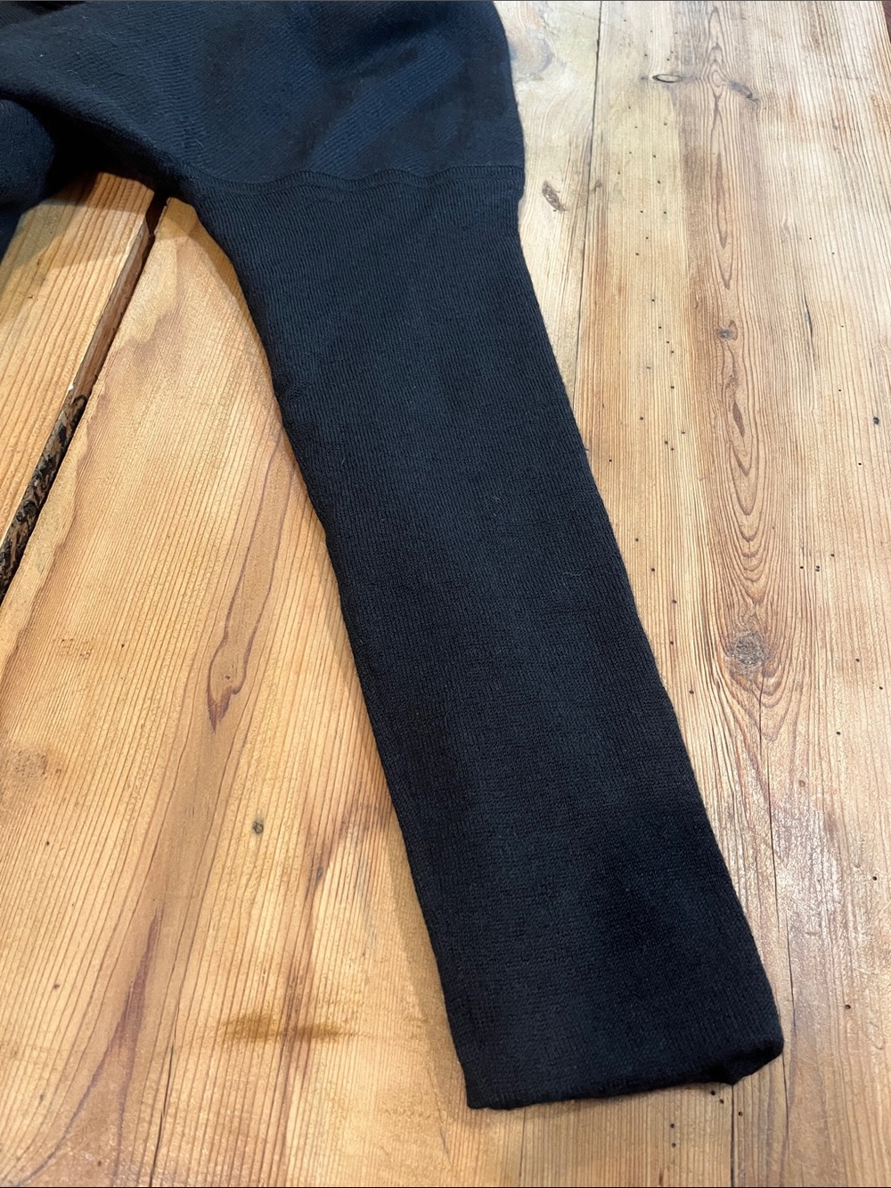 CUYANA XS/S Black Oversized Turtleneck Sweater 100% Baby Alpaca Wool - Picture 7 of 9